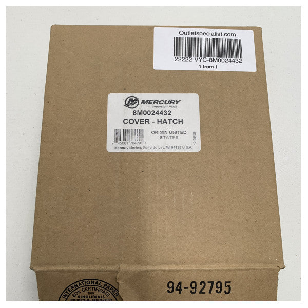 マーキュリー Mercruiser ハッチカバー 8M0024432