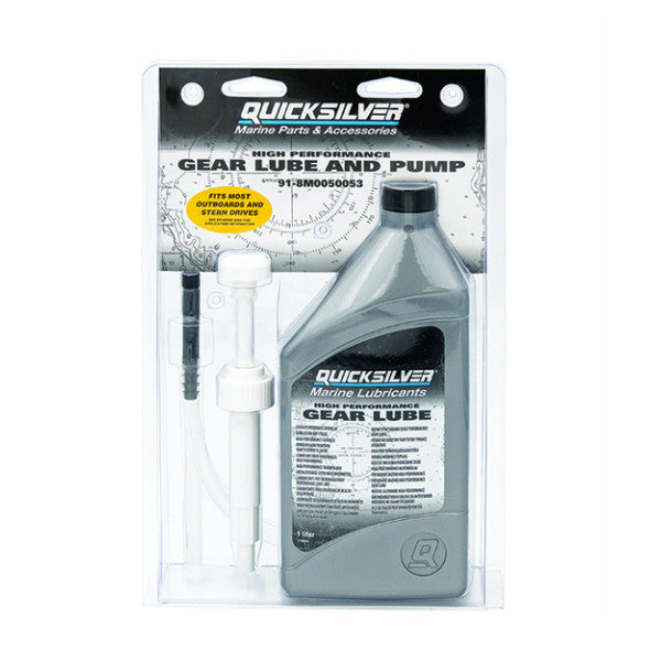 Mercury Quicksilver Gear Lube ta 'Prestazzjoni Għolja Żejt bil-Pompa - 91-8M0050053