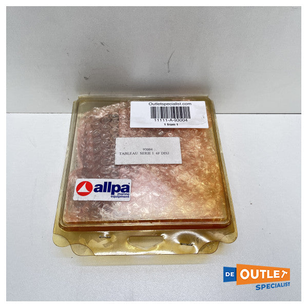 AMOIT 6-fold bryterpanel med brytere 10A | 12V - 93004