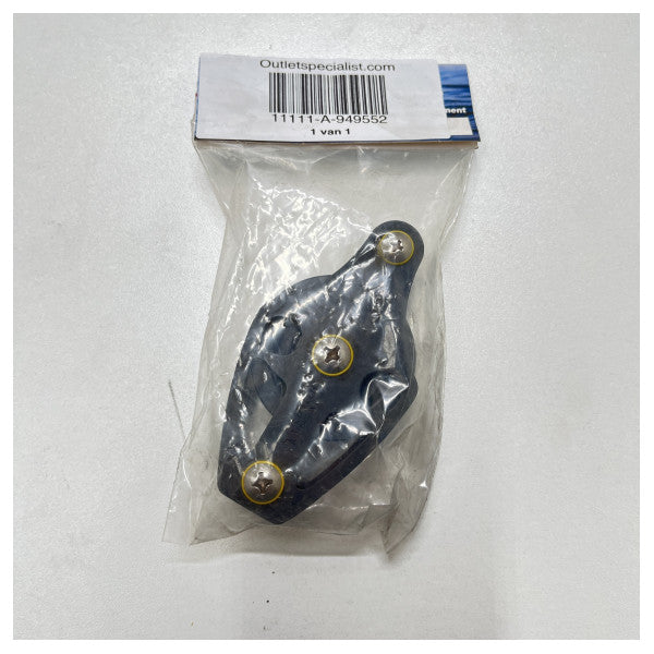 Anal Genoa Block 55mm Black With Hondvot - 949552