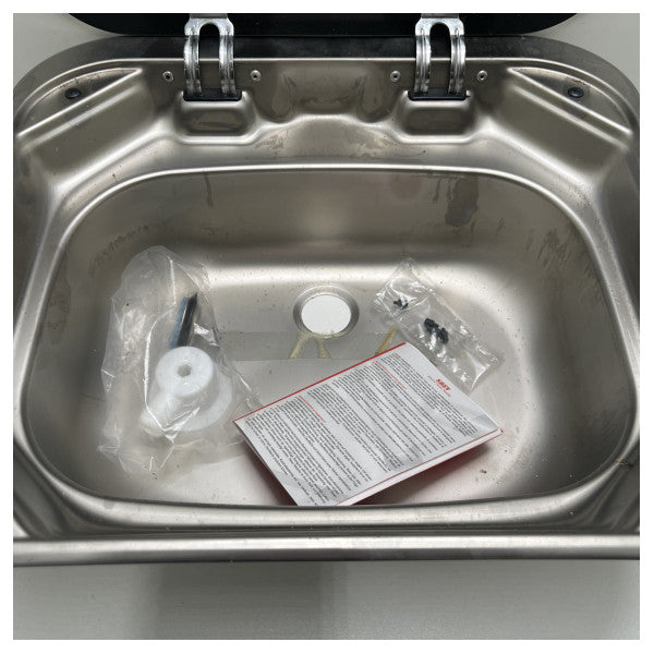 Dometic Smev ステンレス製シンク(蓋付き) 420 x 370 mm - 9600029460