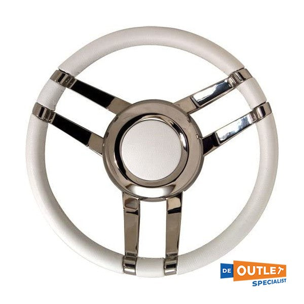 Кермо з нержавіючої сталі Isotta Tivoli Volanta Tivoli біле 350 мм