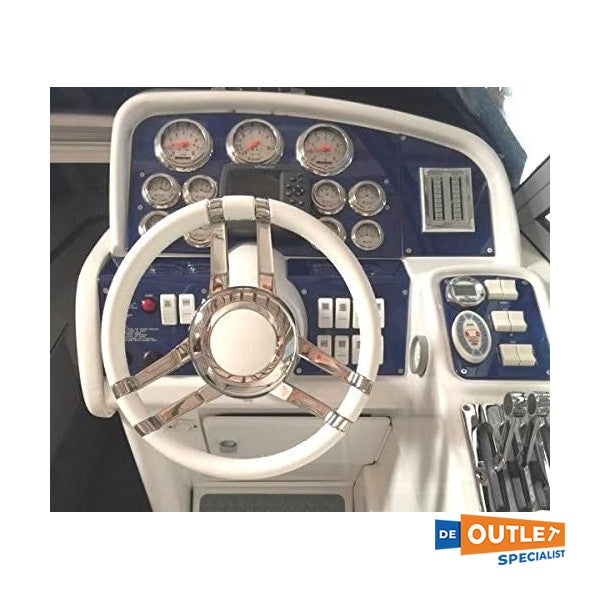 Кермо з нержавіючої сталі Isotta Tivoli Volanta Tivoli біле 350 мм