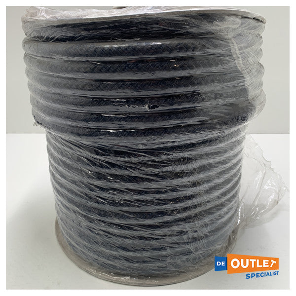 ローラーアルパダブルブレイド係留ロープ 18 mm - 100 m ブルーネイビー