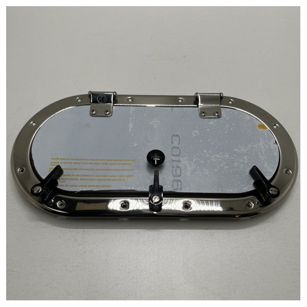 SCM -Antibes Edelstahl -Schlagloch 350 x 150 mm mit Hor