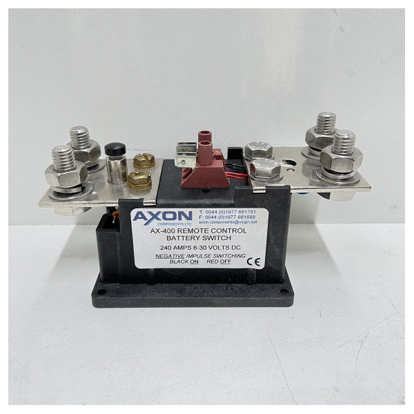 Axon Ax-400 Swiċċ tal-Batterija tal-Kontroll mill-Bogħod 240 Amps 6-30 Vols