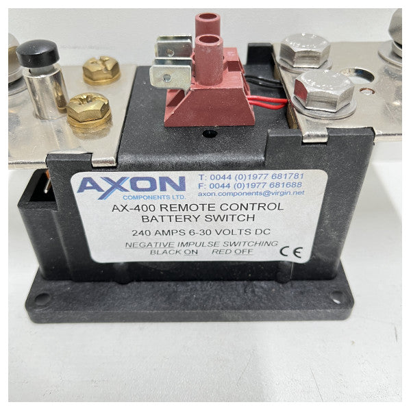 Axon Ax-400 Swiċċ tal-Batterija tal-Kontroll mill-Bogħod 240 Amps 6-30 Vols