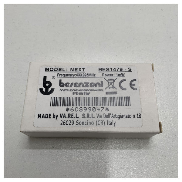 Besenzoni li jmiss Unità ta 'Kontroll Wireless Remote - Bes1479 -S