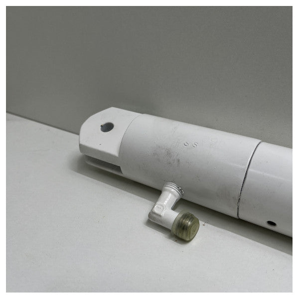 Besenzoni hydraulischer Hebezylinder Edelstahl Weiß 82 cm