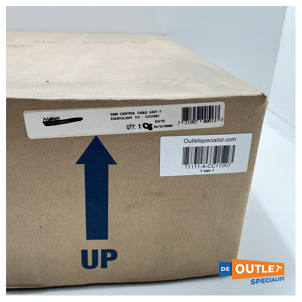 Teleflex 3300 engine control cable assy 7 ft. - CC17207