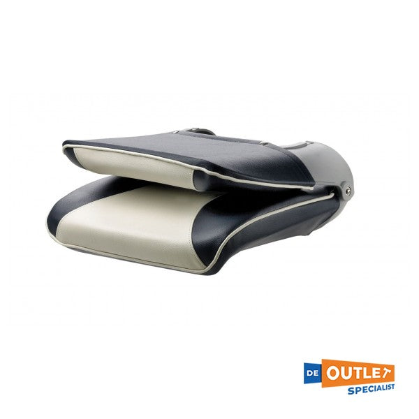 Vetus Crew Deluxe Leichtgewicht-Ledersitz für den Steuerstand blau - CHCBWB