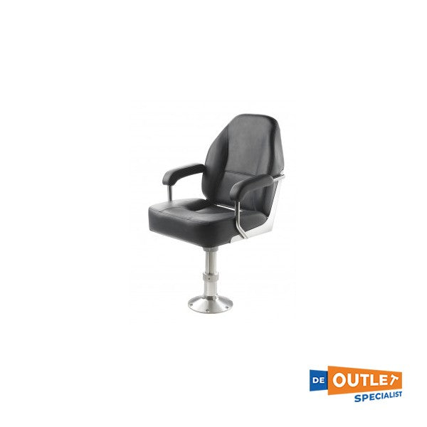 Vetus Master lederen stuurstoel wit - CHFASW