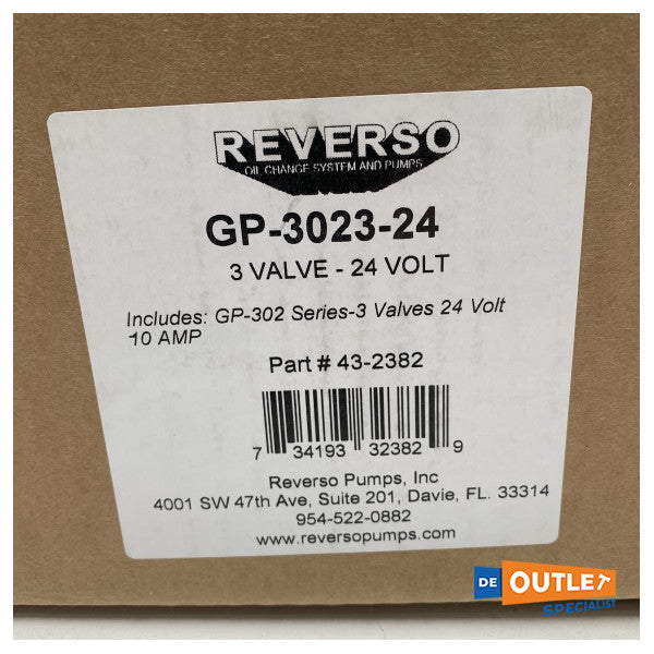 Reverso GP3023-24 3-Ventile 24-V-Ölwechselsystem
