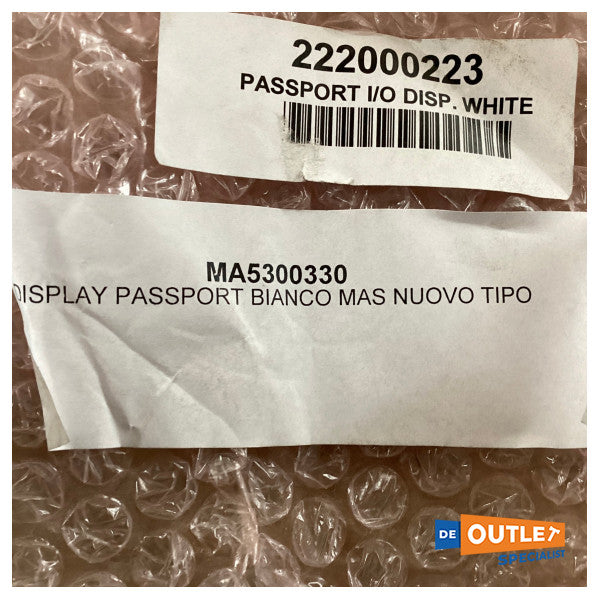 Marine Air Passport I/O Top Chiller kontrolör ekranı