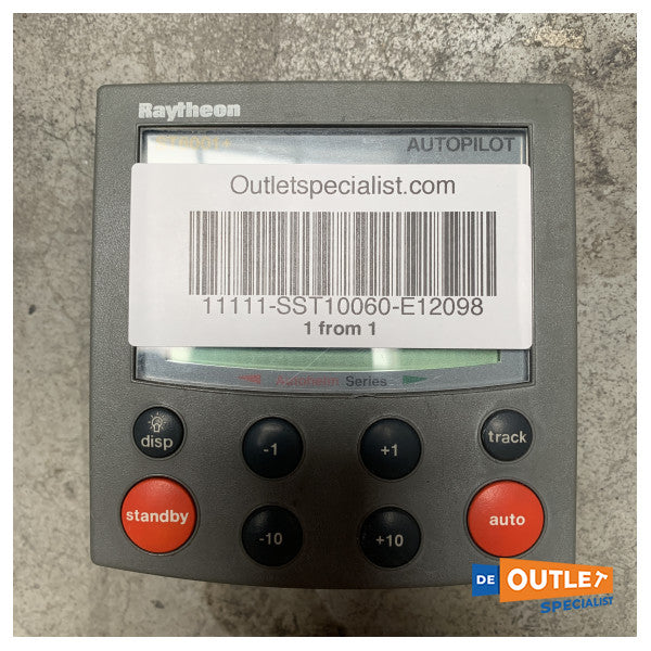 O ecrã do controlador do piloto automático ST6001+ da Raymarine não está a funcionar - E12098