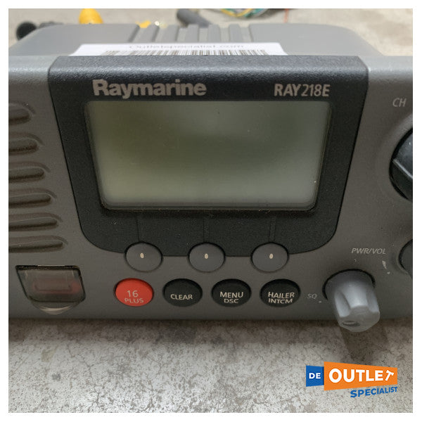 Raymarine Ray218e DSC Sistema VHF utilizado no probado - E43033