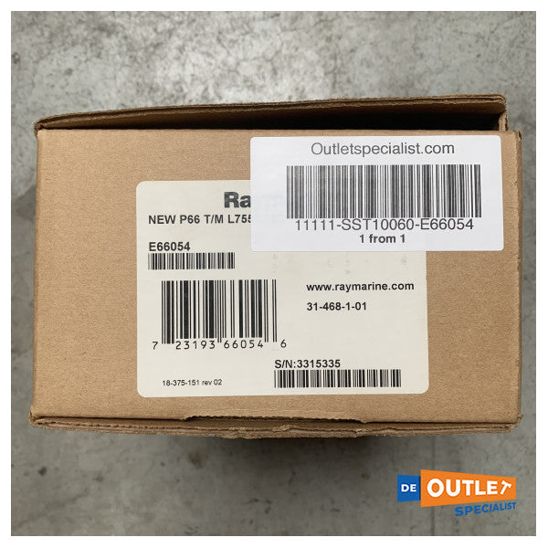 Raymarine p66 600W dubina brzina temp Transom Transom Novo - E66054