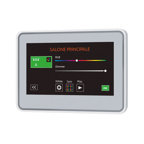 Quick DMX 4,3 tuuman kosketus-LED-valojen ohjaimen näyttö - QCC-LCS TS - QCC-LCS TS