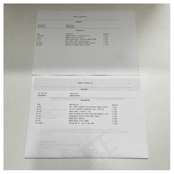 Sailor Iridium SC4000 Satellite Telefonsystem ST4120 - 404120a -0500
