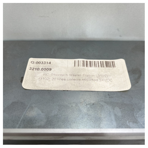 Κύριος σταθμός επικοινωνίας Jotron Phontech 3102