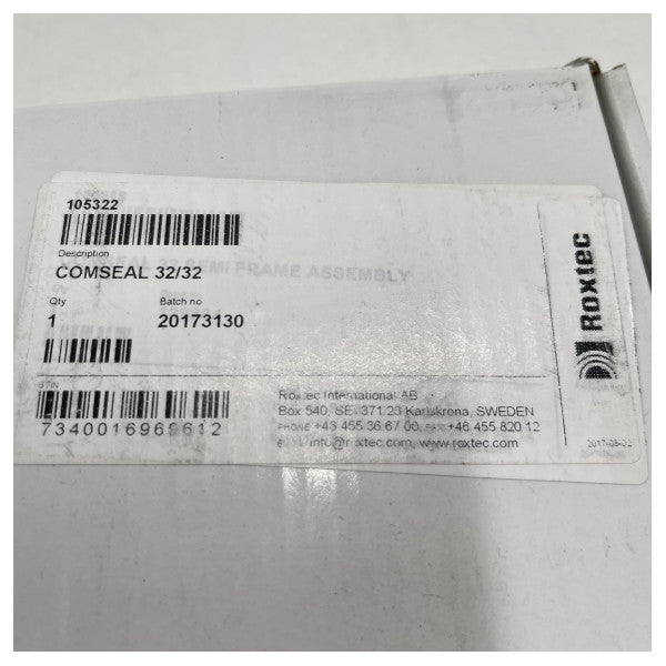 Estrutura de entrada de cabos em alumínio Roxtec ComSeal 32/32