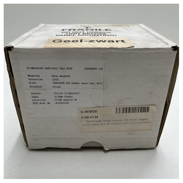 ديف ألفاترون XL96 مؤشر زاوية الدفة tagefa 45-0-45