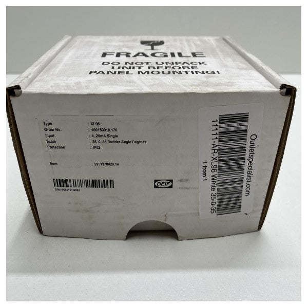 Deif Ruderwinkelanzeige Rai XL96 35 - 0 - 35 Grad