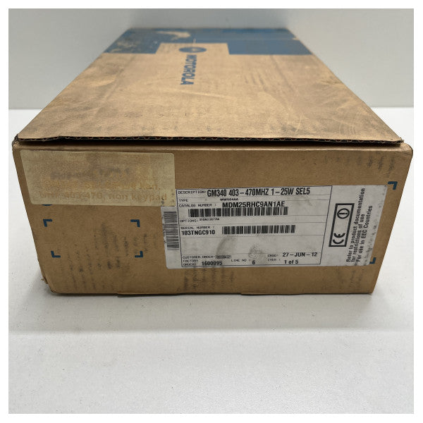 Двупосочна радиостанция Motorola GM340 UHF - MDM25RHC9AN1AE