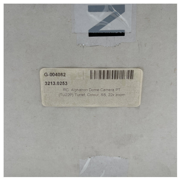 Alphatron FTA куполна камера за видеонаблюдение от неръждаема стомана TU22P