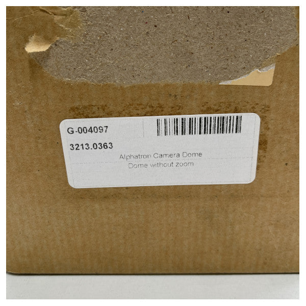 Alphatron FTA από ανοξείδωτο χάλυβα θόλος κάμερας CCTV TUP-C1 - 3213.0363