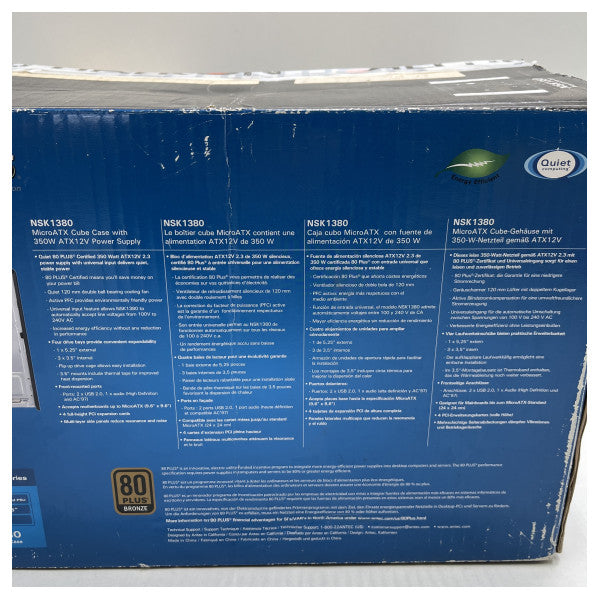 Antec NSK1380 Alphatron Radar Yerleşimli Bilgisayar