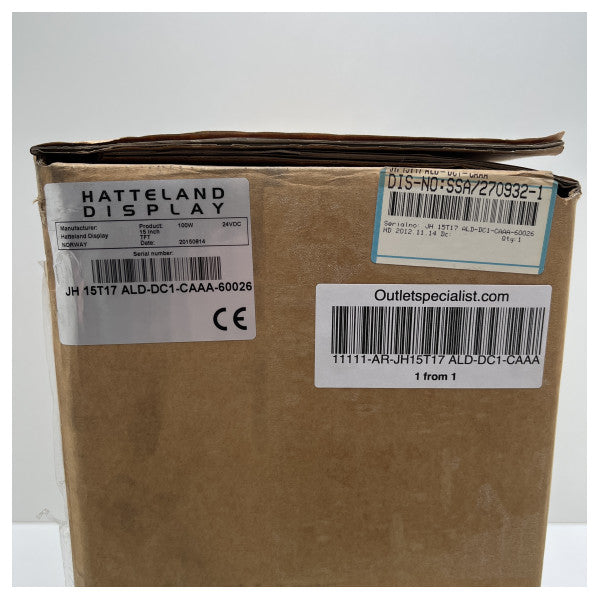 Hemsel Alphatron Alphascreen 15 inch-JH15T17 Ald-DC1-CAAA