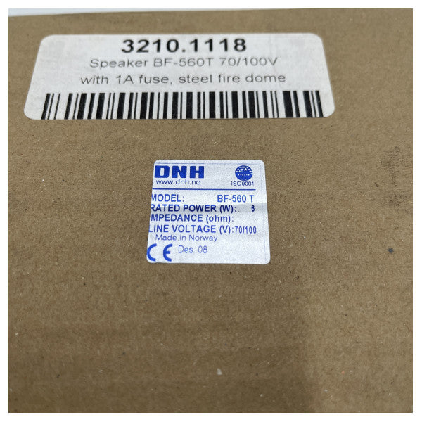 DNH Speaker BF-560T 70/100V built-in ceiling speaker white