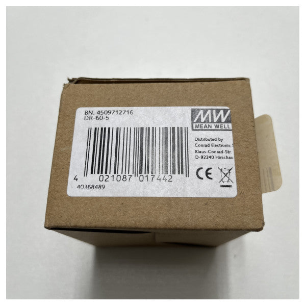 مزود الطاقة ذو الوضع التبديلي Meanwell DR-60-5