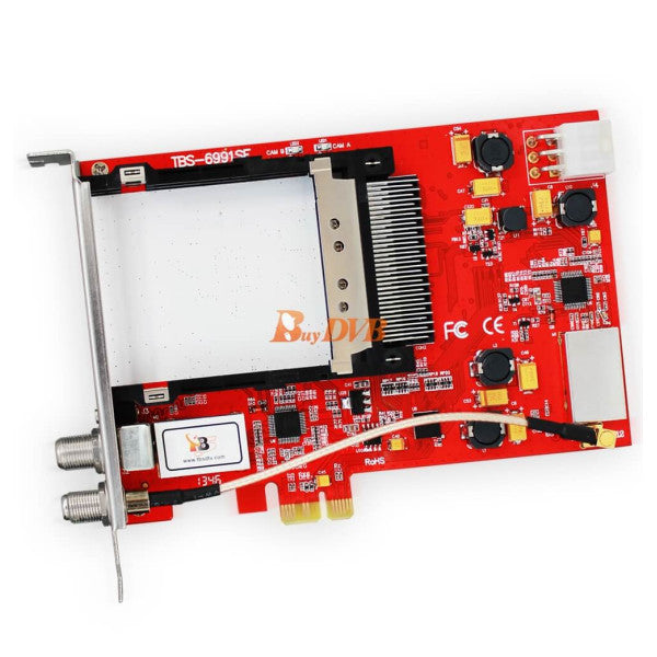 IPTV DVB-S/S2 зашифрований інтерфейс подвійного тюнера - TBS 6991SE