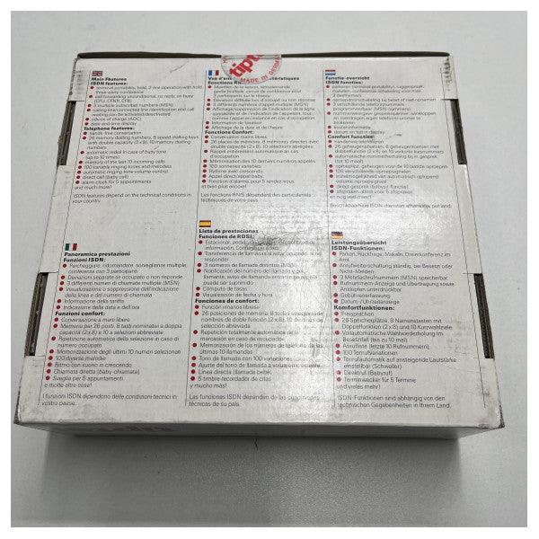 هاتف TipTel 190 ISDN رمادي - 4005579154846