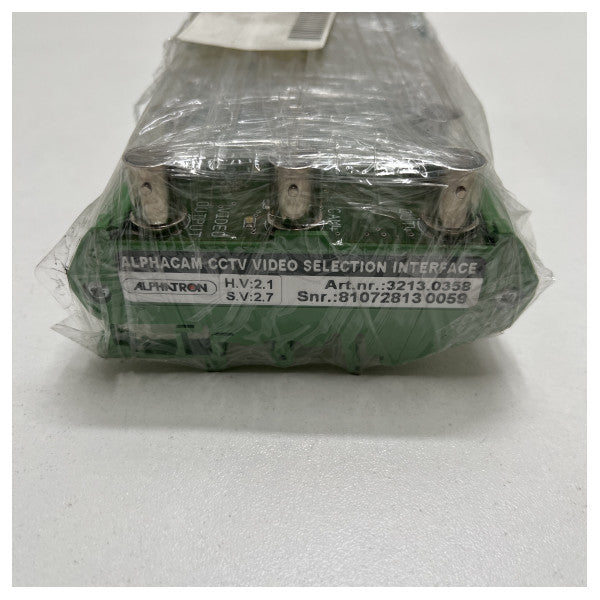 Alphatron AlphaCam gränssnitt för val av CCTV-video