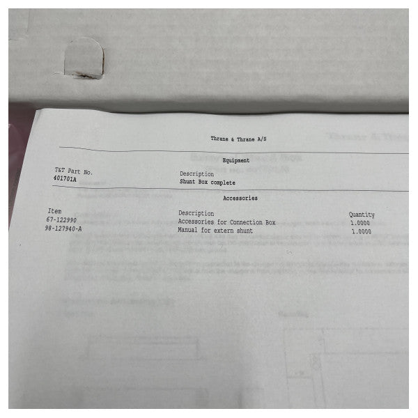 Sailor Shunt Box πλήρες S-401701A