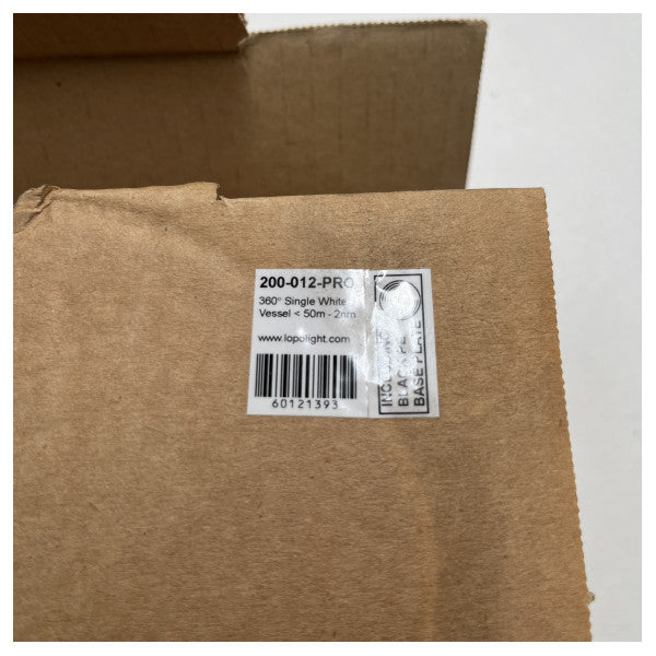 Lopolight άγκυρα φως 360ø λευκό μαύρο περίβλημα φως πλοήγησης - 200-012-PRO