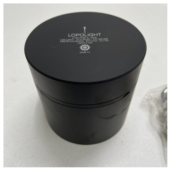 Навігаційний ліхтар Lopolight лівий бортовий RED 2 нм чорний - 301-009-PRO - 301-009-PRO