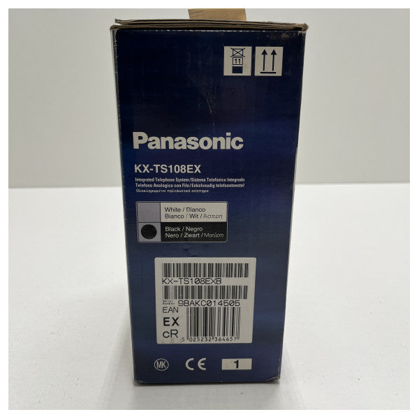 Τηλέφωνο Panasonic μαύρο - KXTS108EXB