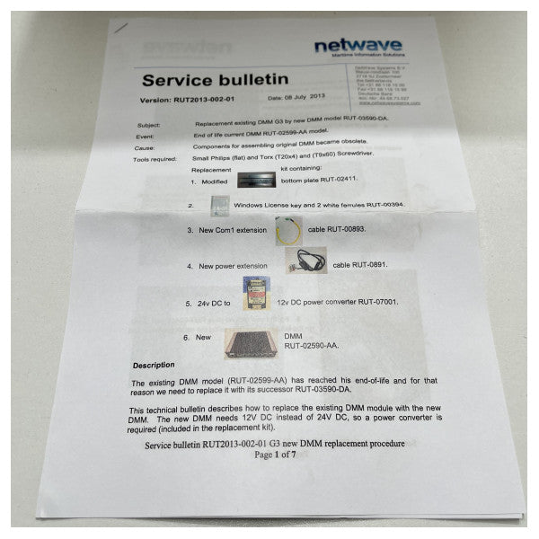 Rutter Data Management Module RUT-03590-DA