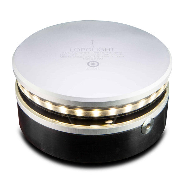 Анкерний світильник Lopolight 360° білий | верхнє світло 12/24V - 200-012