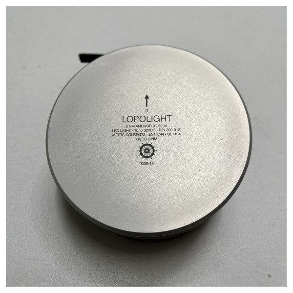 Анкерний світильник Lopolight 360° білий | верхнє світло 12/24V - 200-012