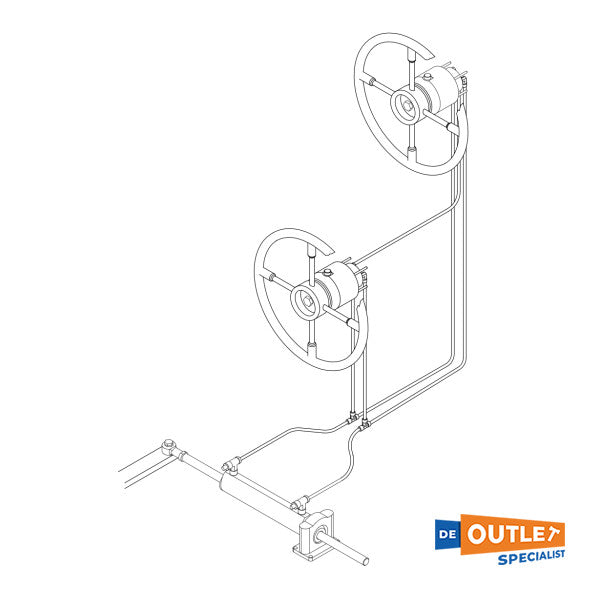 Mavimare hydraulinen ohjauspyörän pumppusarja kaksoisohjausjärjestelmään - GE 30 DS