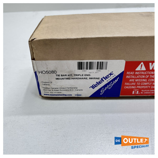 Kit de barras de ligação para motores de popa triplos Seastar - HO5080