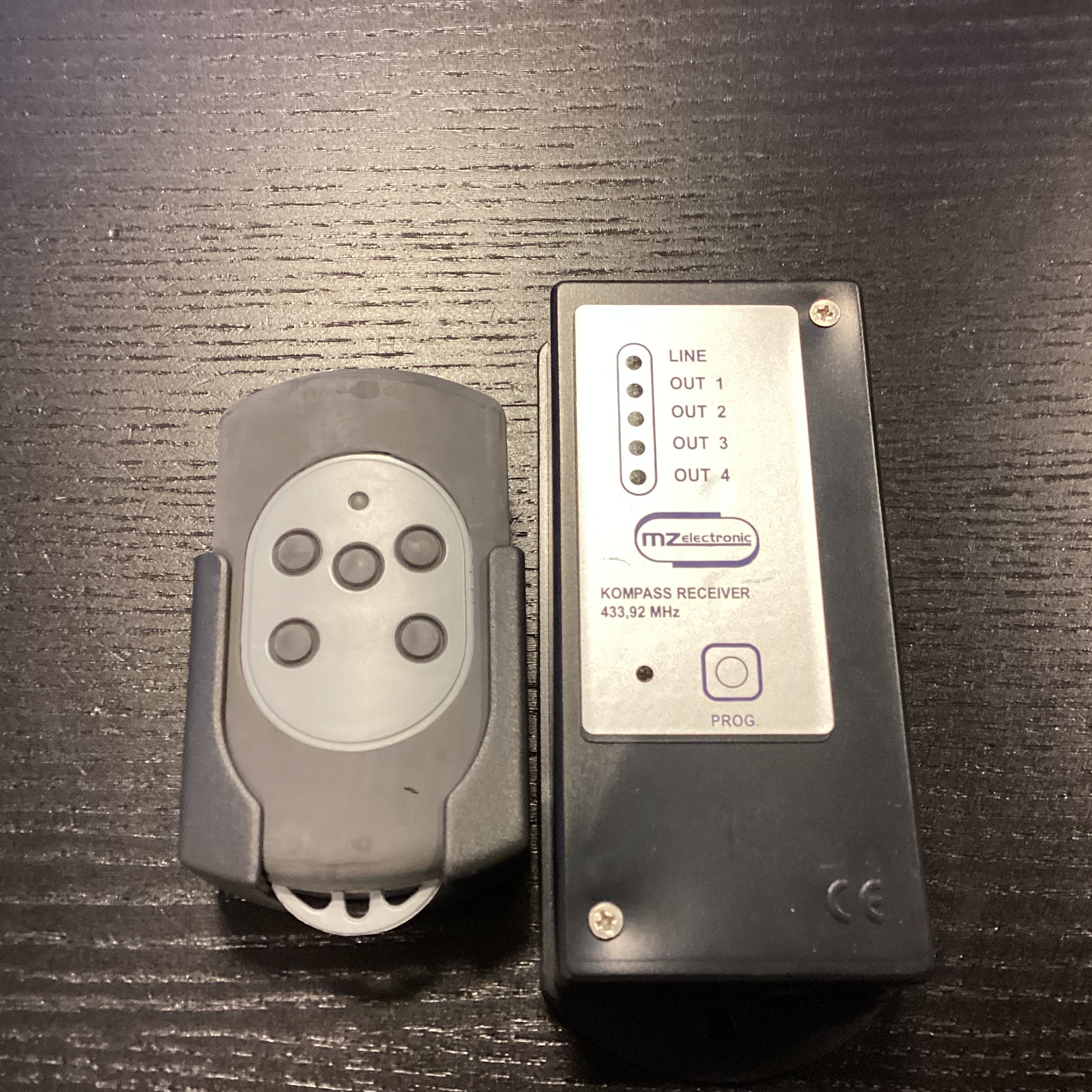MZ Electronics Ricevitore+trasmettitore tascabile 4 funzioni