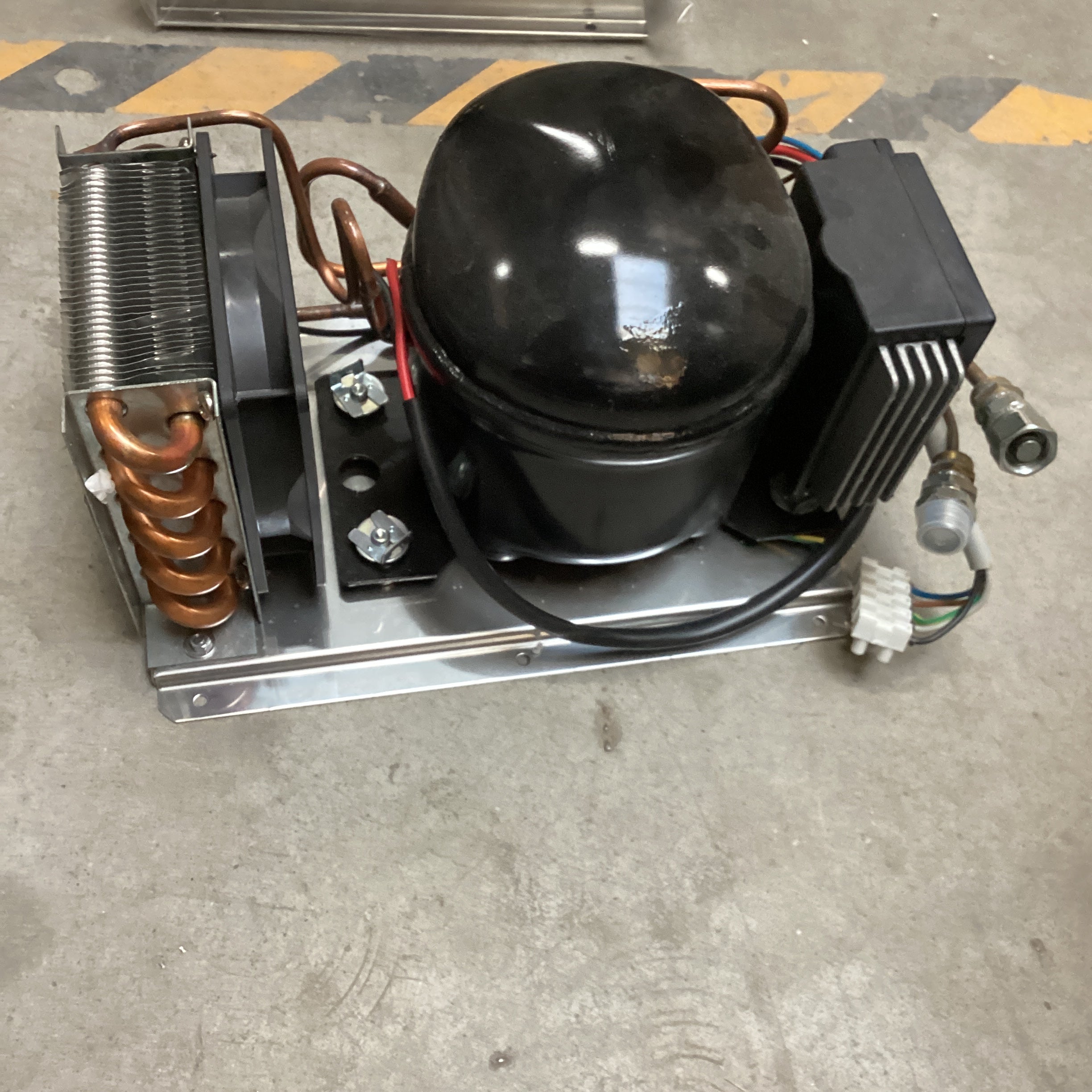 Frigonautics FR80AC 80L stainless steel compressor fridge including freezer