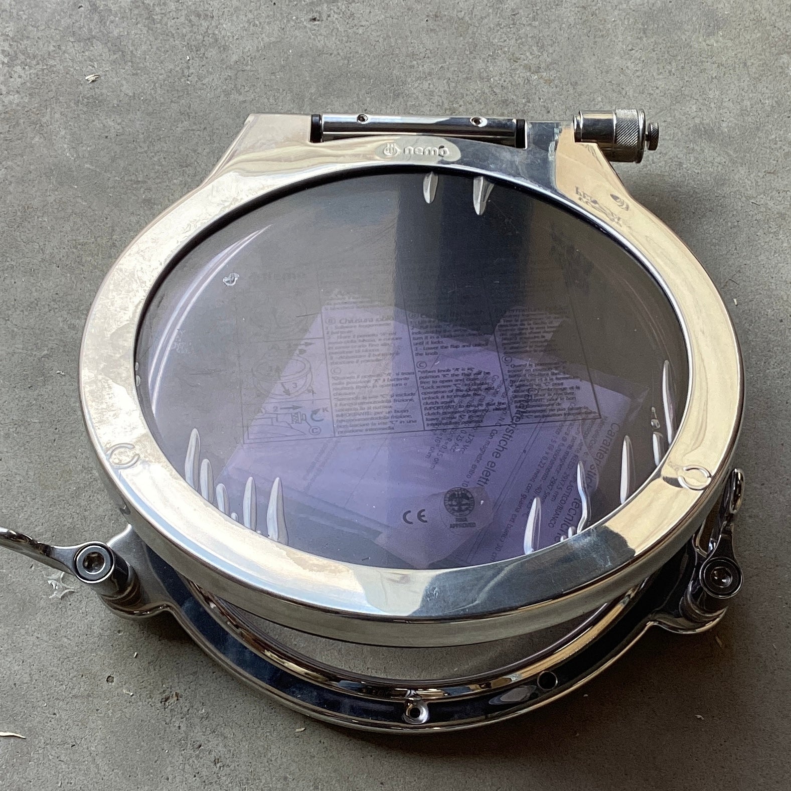 Люк / ілюмінатор з нержавіючої сталі Nemo 300 мм - 218.850/70