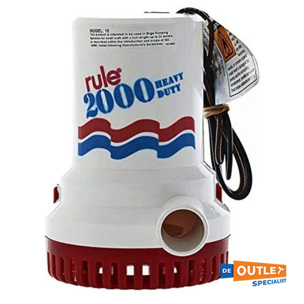 Jabsco Rule tip 2000 sintine pompası 24V - 2000-12